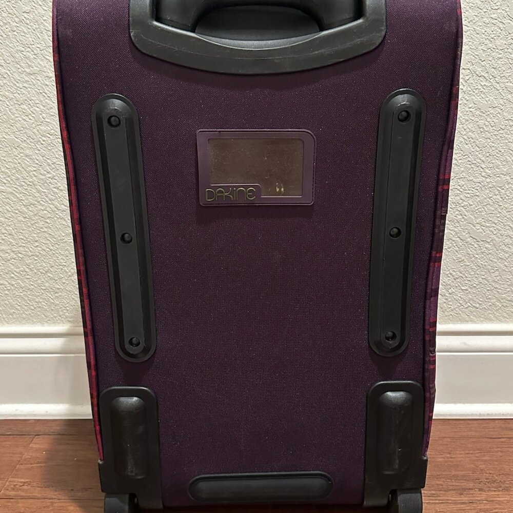 Dakine Purple Plaid Travel Bag Set - Picture 3 of 9